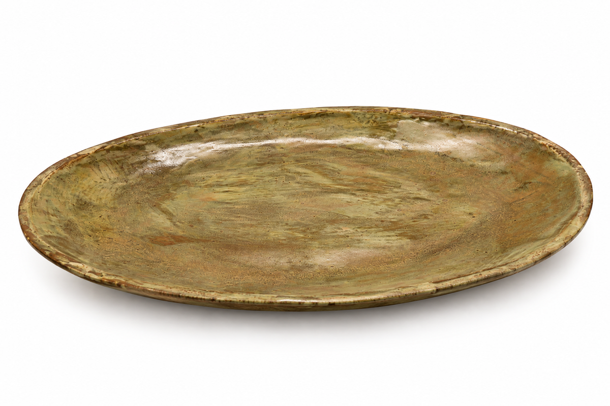 Bjarni Viðar Long Plate Vase