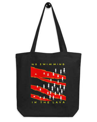 Dagsson No Swimming in the Lava Tote Bag Dagsson