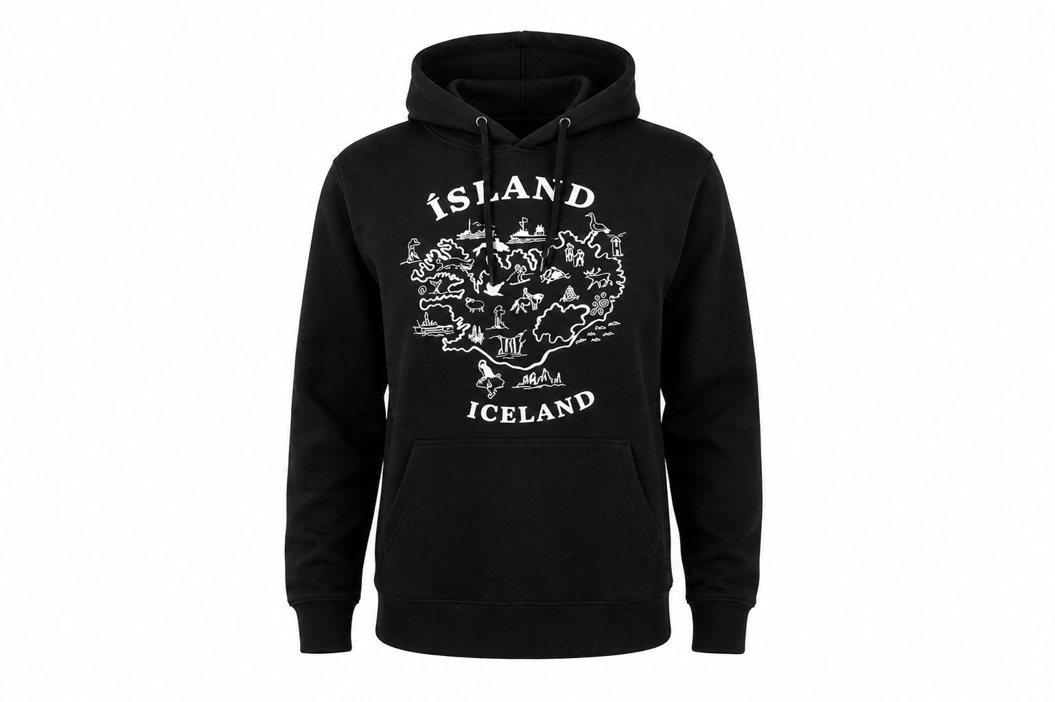 Icelandic Map Hoodie