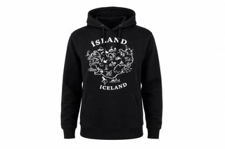 Icelandic Map Hoodie Rammagerðin