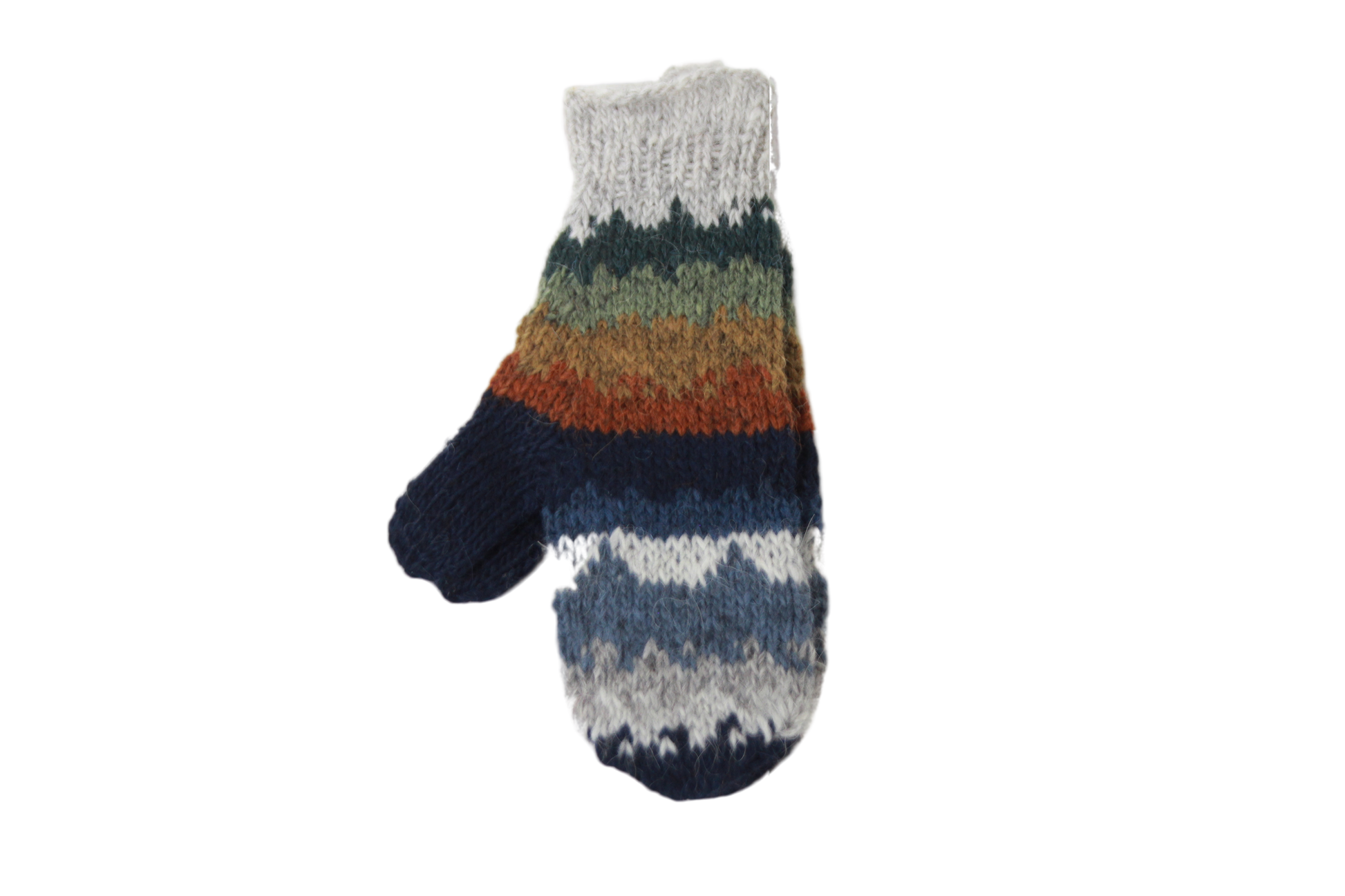 Eyjafjallajökull -handknitted wool gloves