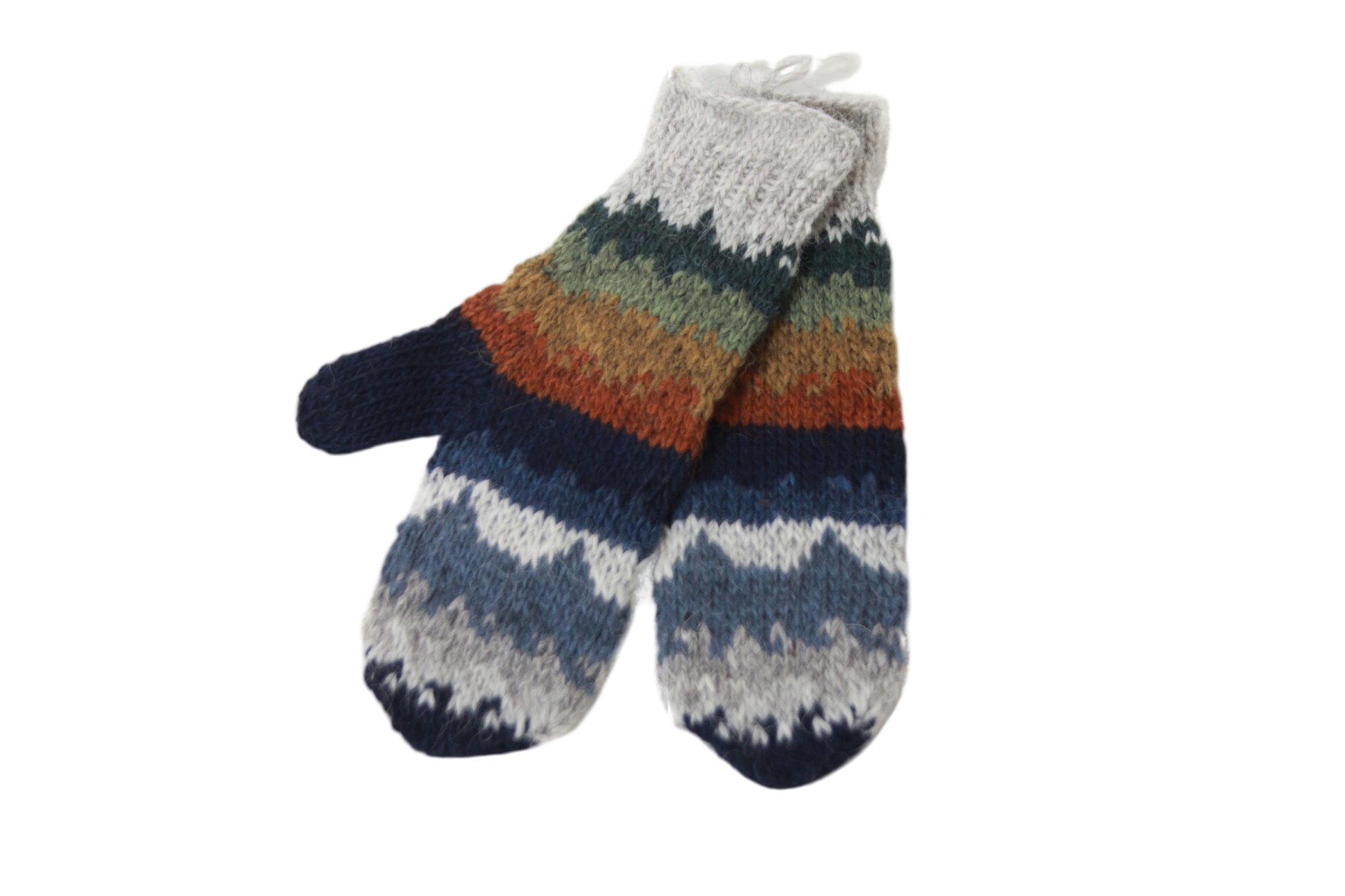 Eyjafjallajökull -handknitted wool gloves