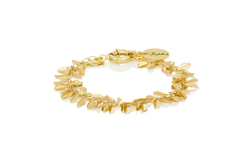Hlín Reykdal Golden Leaf Bracelet
