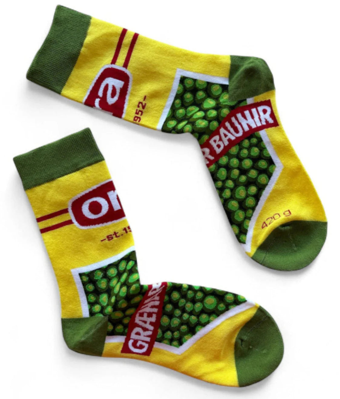 Grænar baunir Socks I Umbúðir