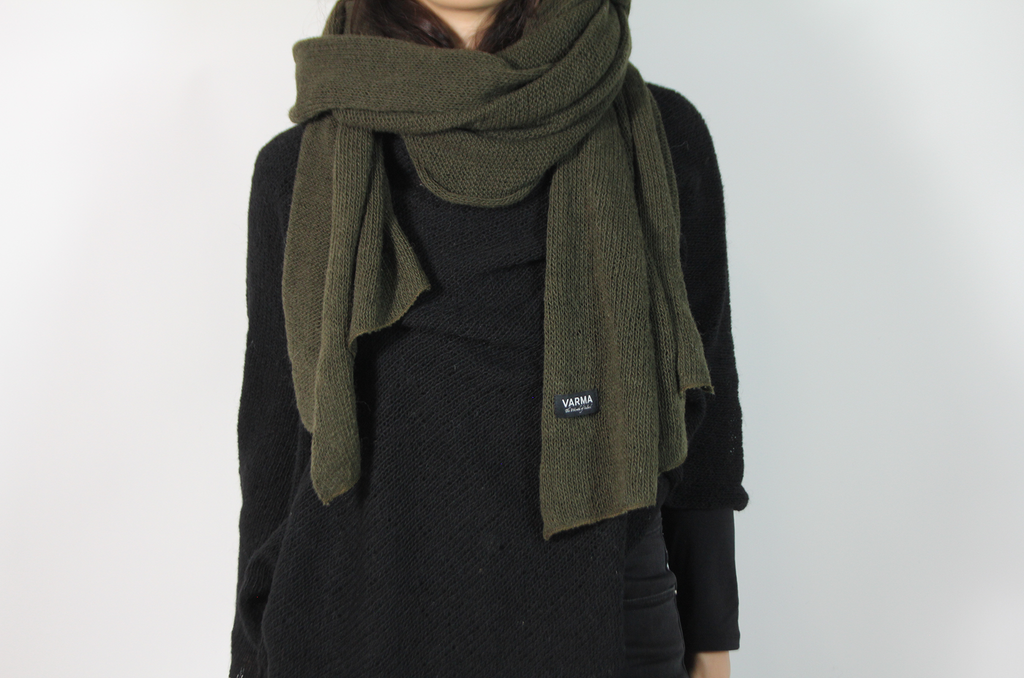 Varma Knitted Long Scarf