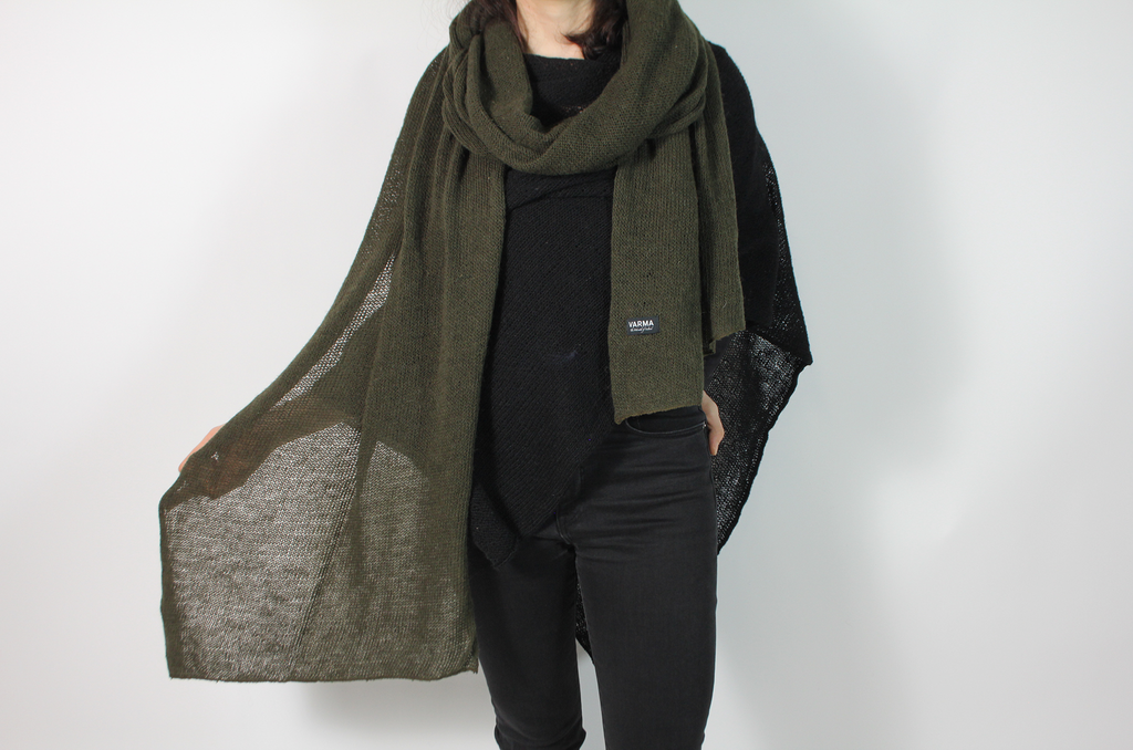 Varma Knitted Long Scarf