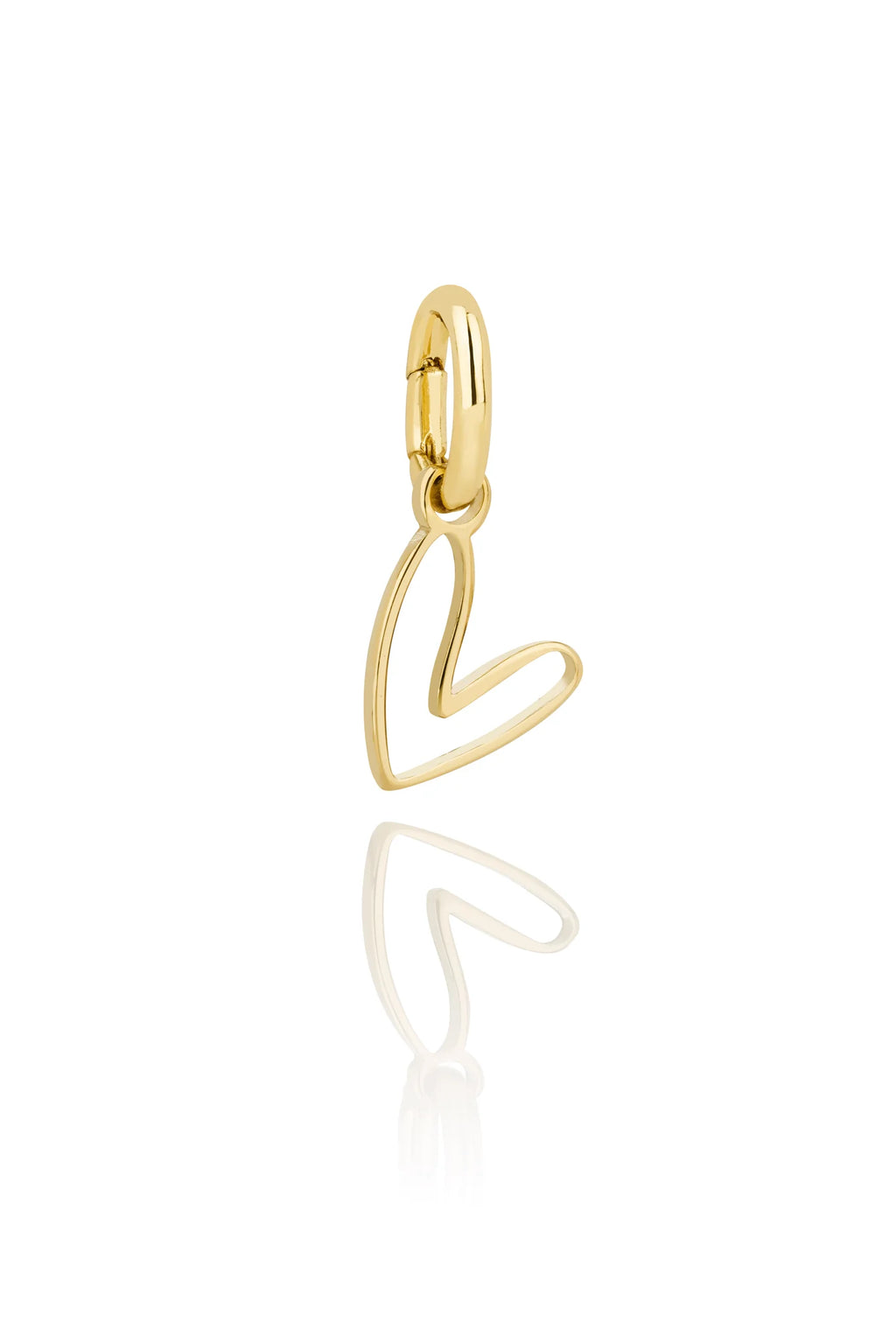 Hlín Reykdal Heart Charm Gold