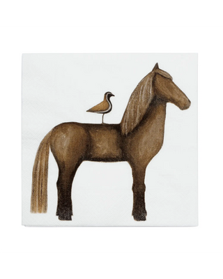 Hekla Horse Paper Napkins Hekla Íslandi