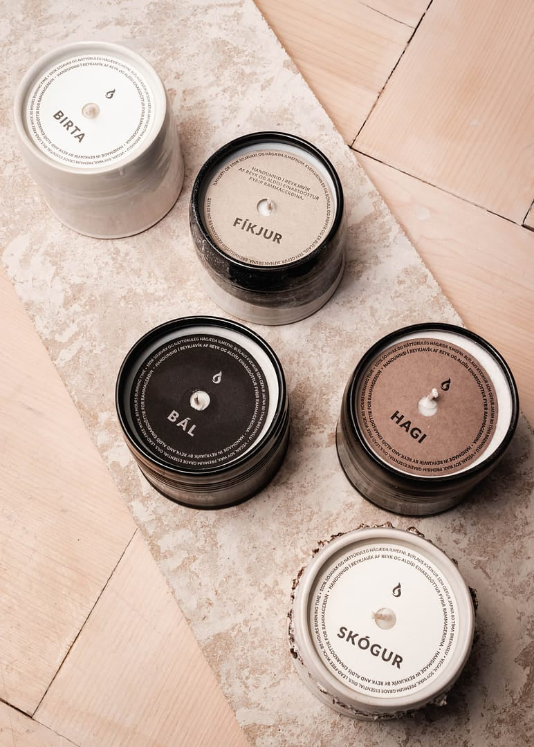 Handmade Scented Candle Aldís Einarsdóttir