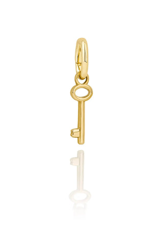 Hlín Reykdal Key Charm Gold Hlín Reykdal