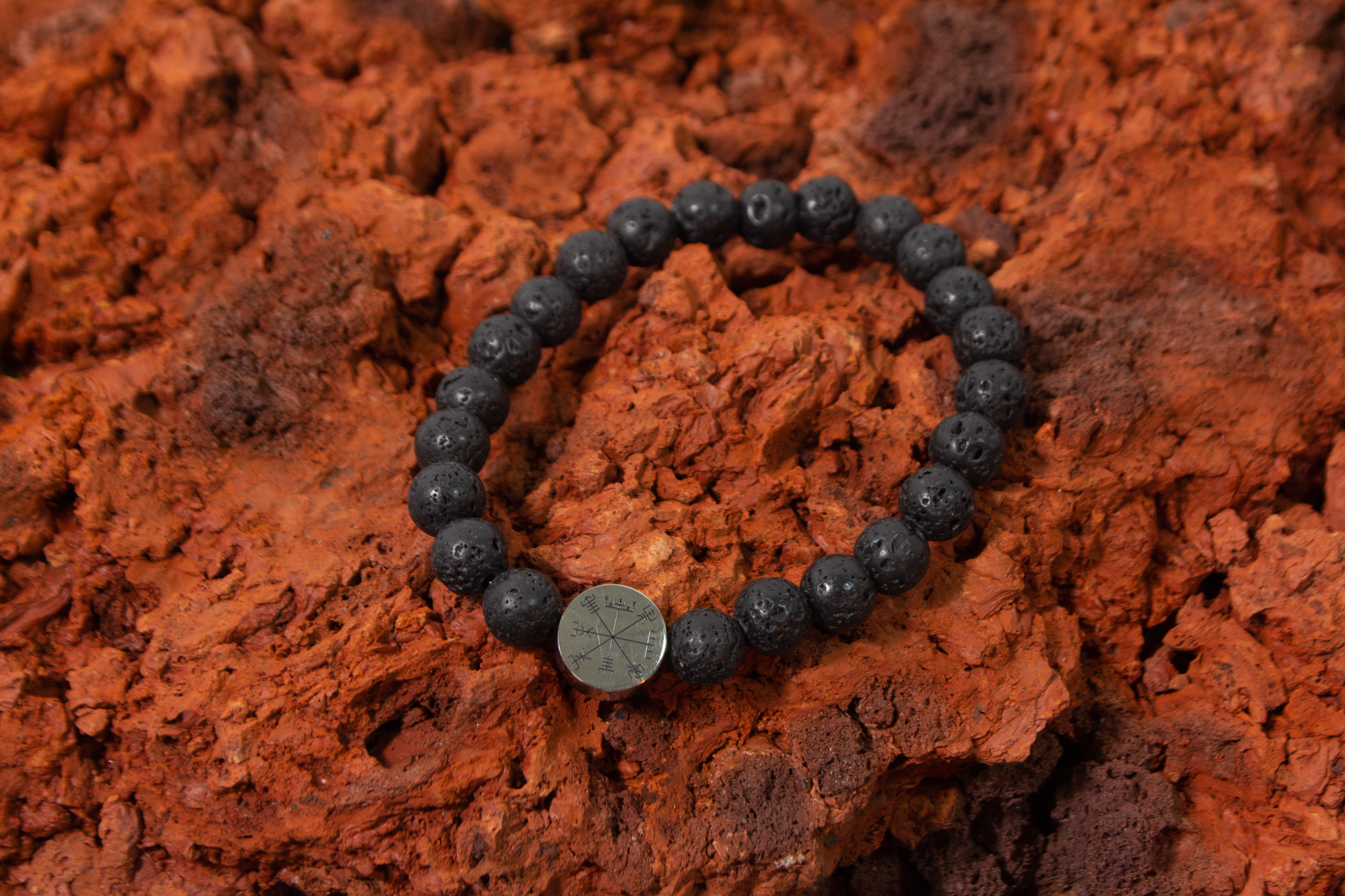 Black Lava Bracelet Glow