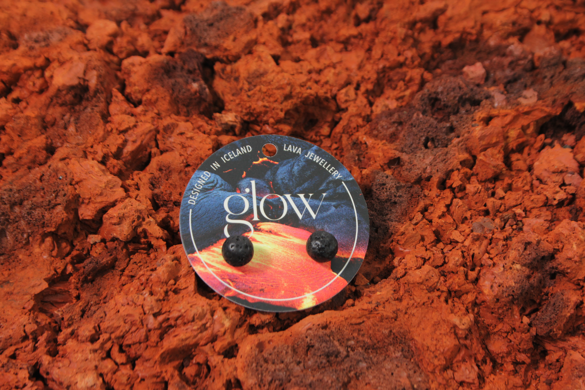 Lava Stud Earrings Glow