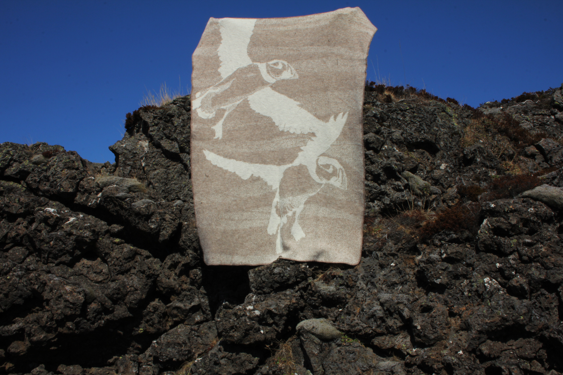Varma Puffin Double Sided Blanket