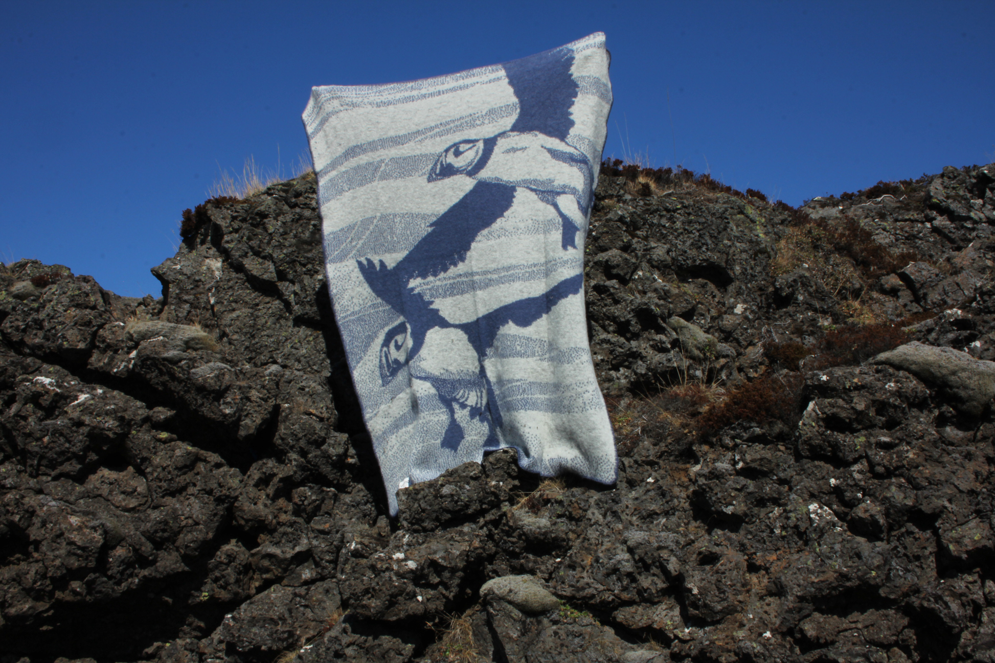 Varma Puffin Double Sided Blanket