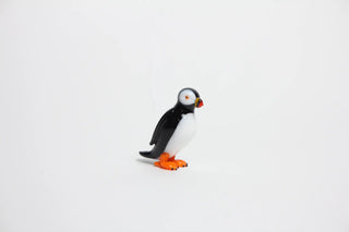 Small Glass Statue Puffin Eydís