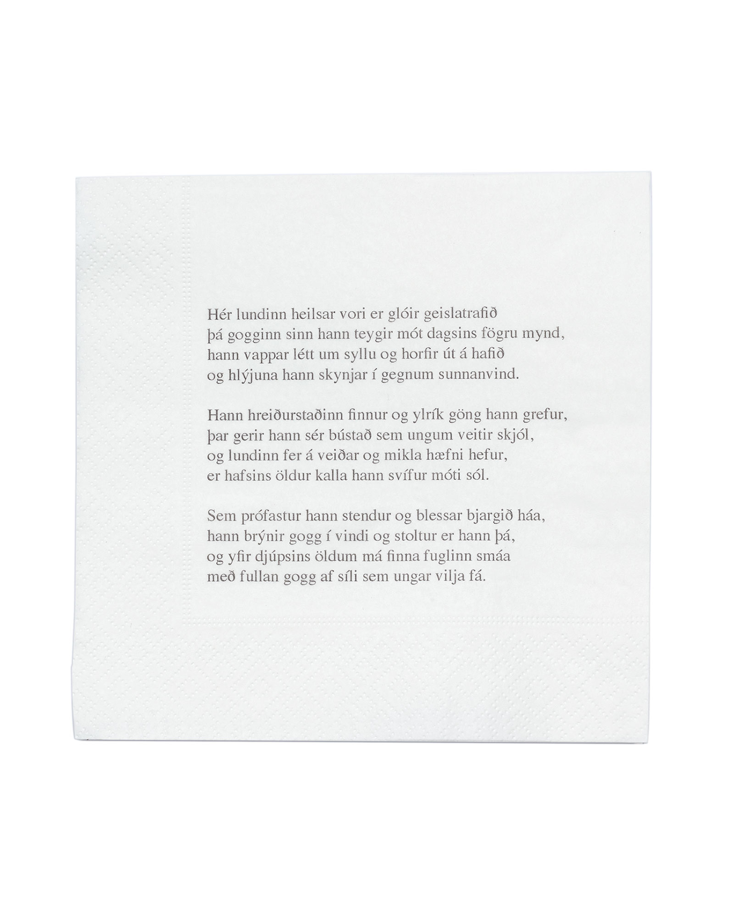 Hekla Puffin Pappírsservíettur