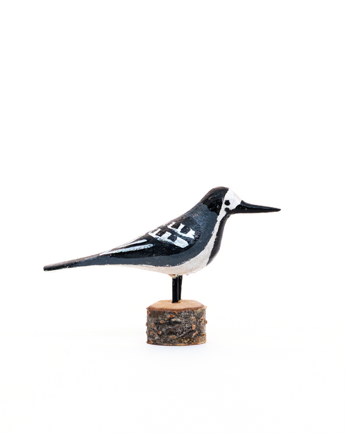 Jón Ólafsson Handcarved Wagtail