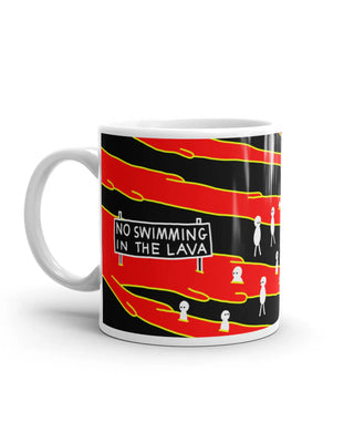 Dagsson No Swimming in the Lava Mug Dagsson
