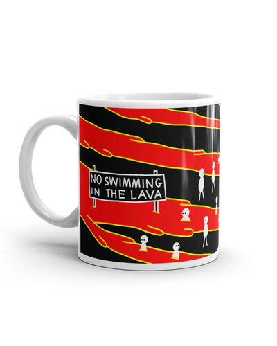 Dagsson No Swimming in the Lava Mug