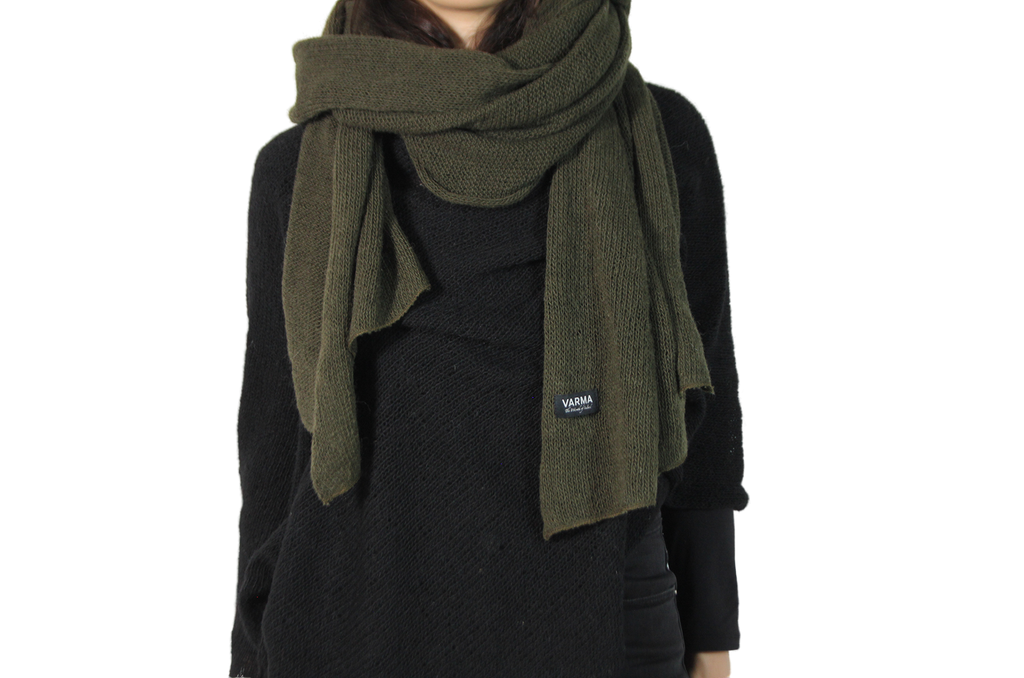 Varma Knitted Long Scarf