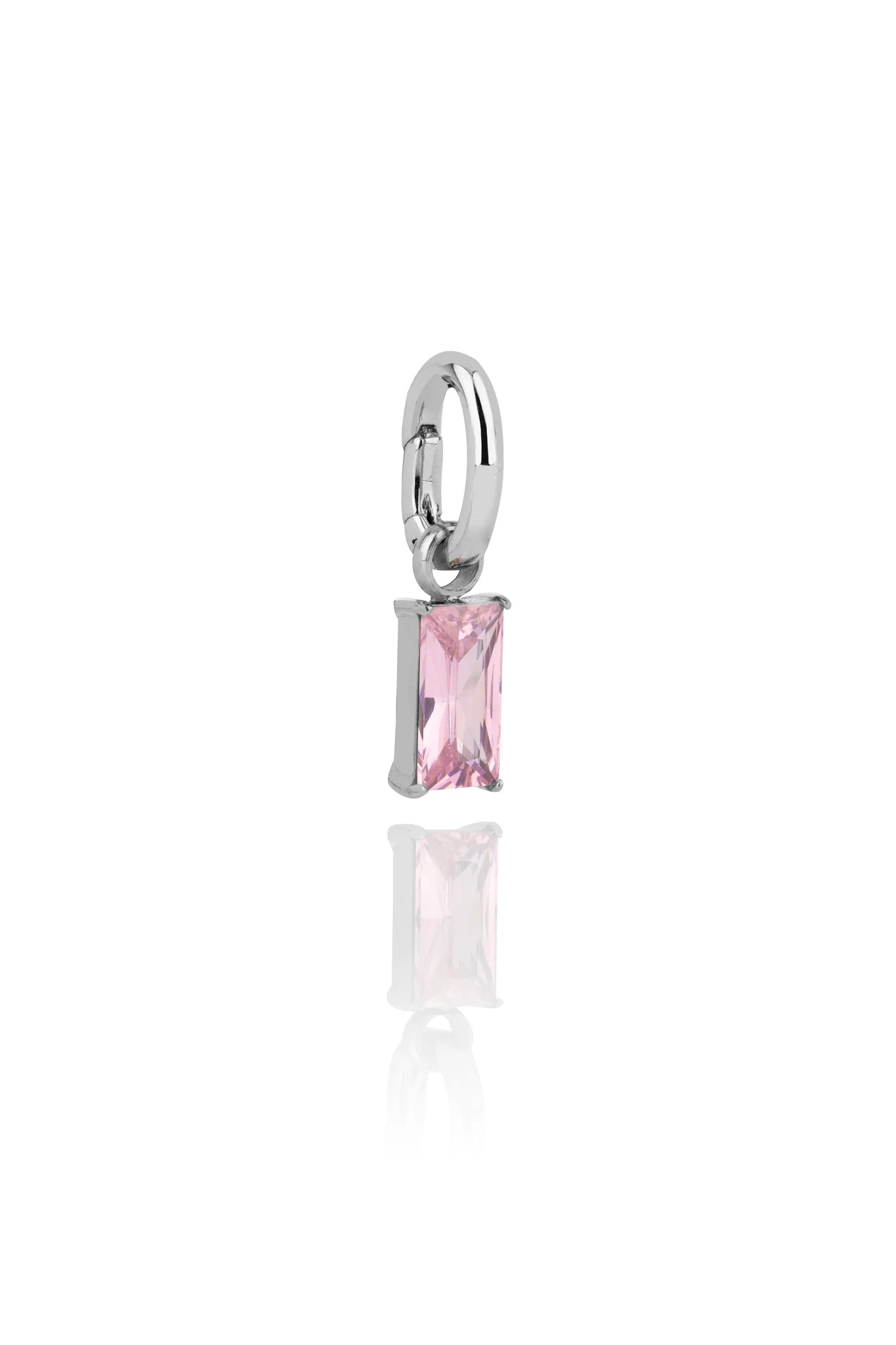 Hlín Reykdal Pink Promise Charm Silver