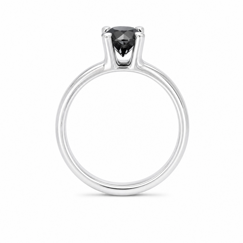Sign Fire and Ice Sterling Silver 12mm Cubic Zirconia Ring
