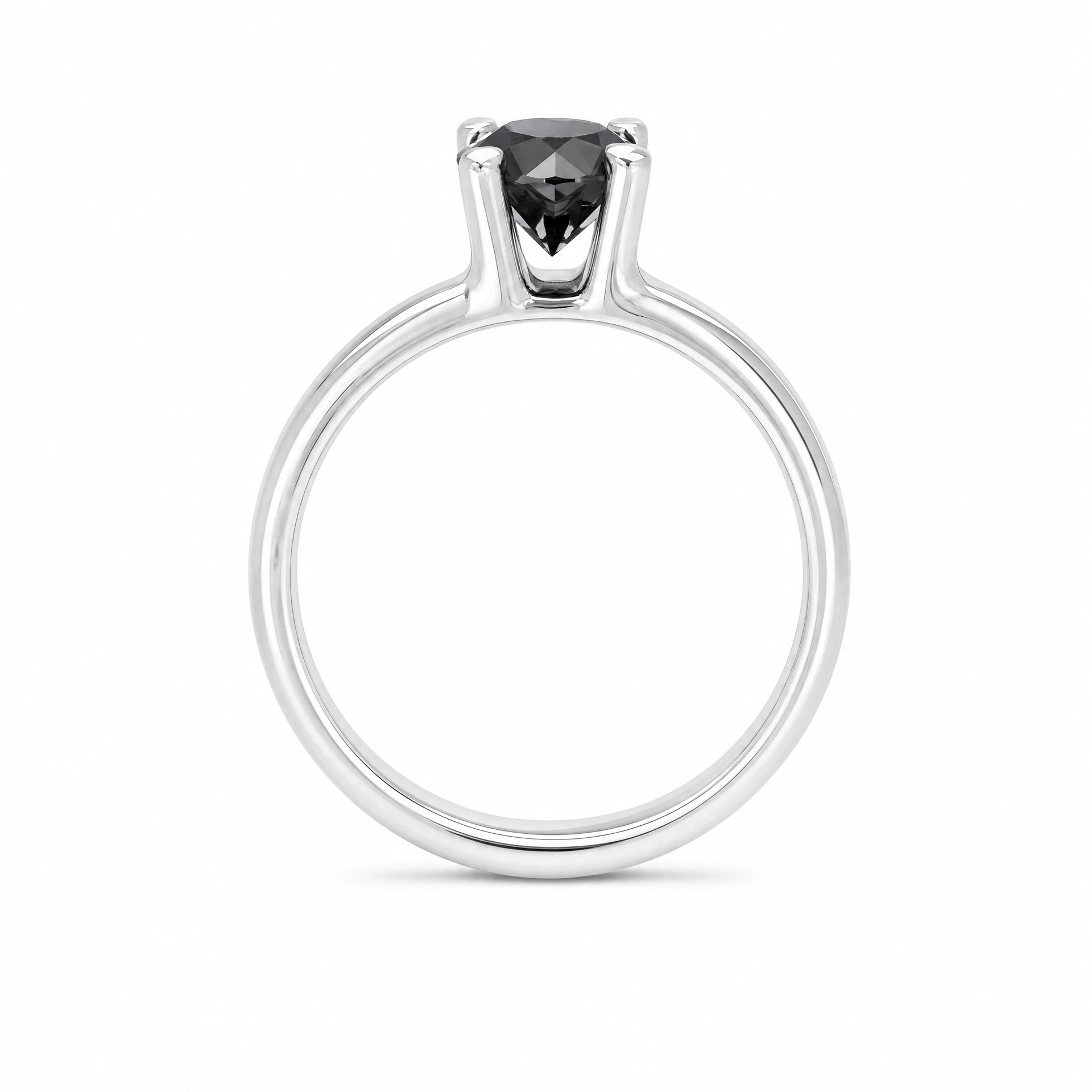 Sign Fire and Ice Sterling Silver 12mm Cubic Zirconia Ring