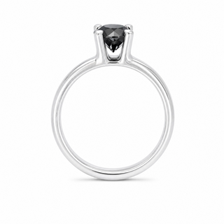 Sign Fire and Ice Sterling Silver 12mm Cubic Zirconia Ring