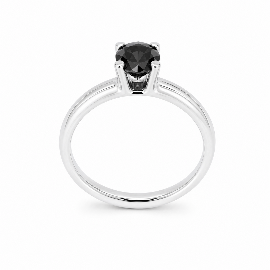 Sign Fire and Ice Sterling Silver 12mm Cubic Zirconia Ring