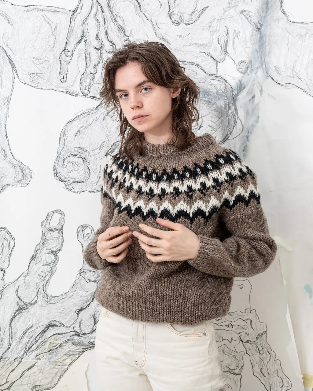 Rammagerðin Handknitted Lopapeysa Sweater — Rammagerðin