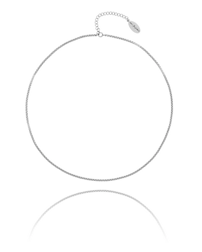 Hlín Reykdal Charm Weave Necklace Silver