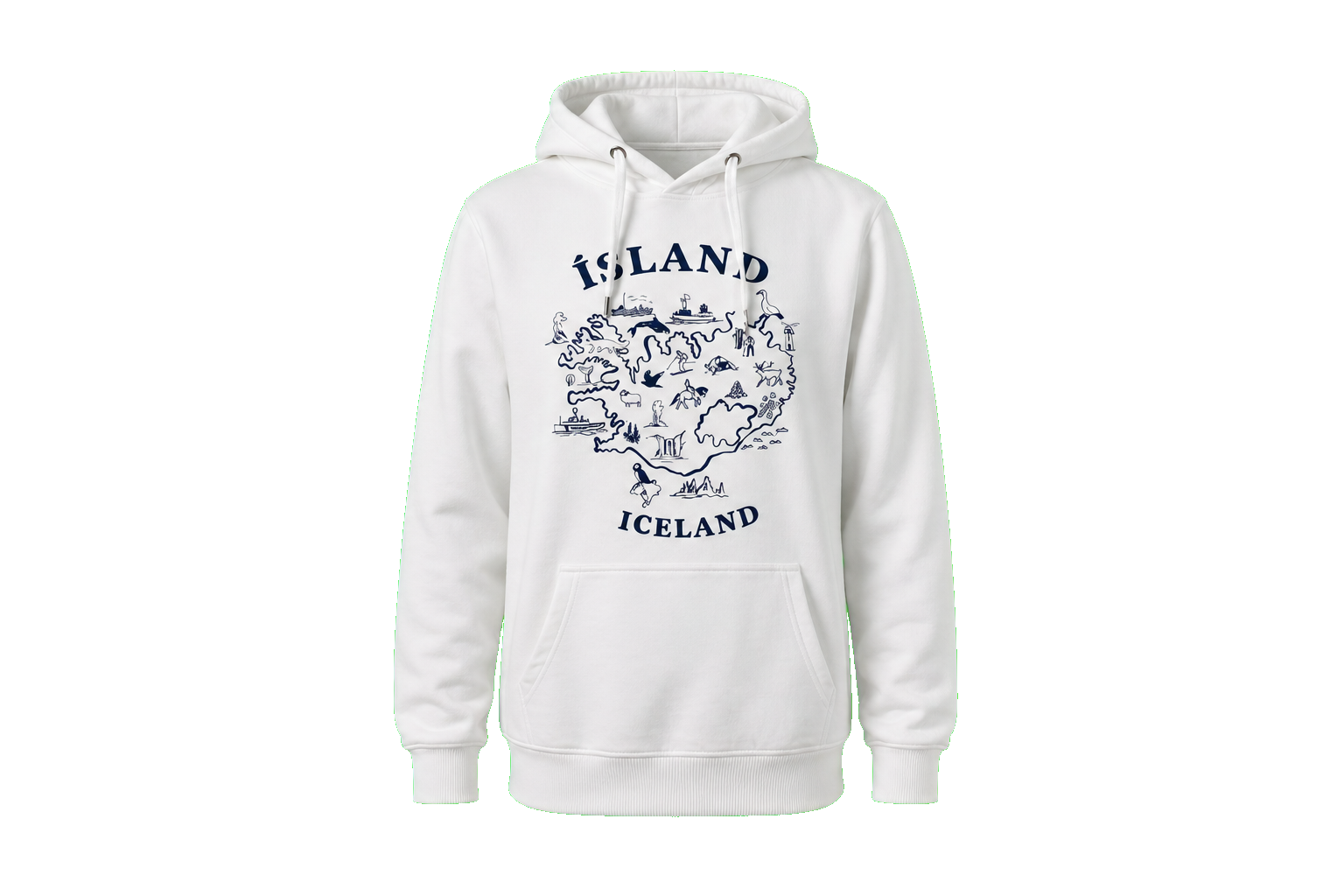 Icelandic Map Hoodie