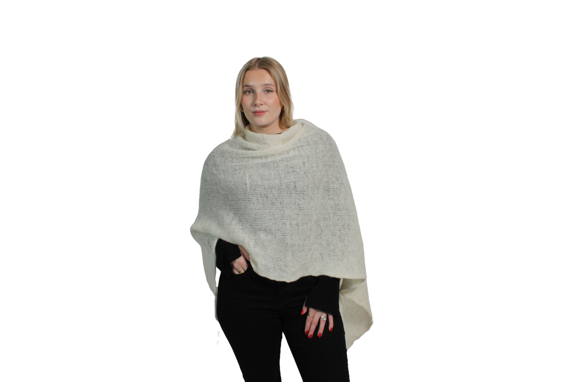Lotta - Light Poncho (100% Icelandic Wool)